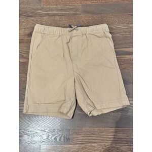 Caribbean Joe Kids Khaki Pull On Shorts Elastic Waist Drawstring Size L 10 12